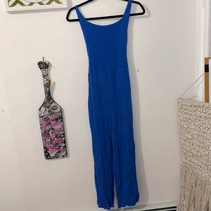 Jaase Blue jumpsuit size large with pockets